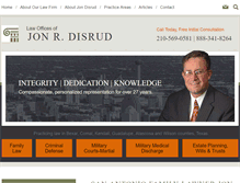 Tablet Screenshot of disrudgarcialaw.com